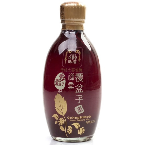 고창서해안복분자주영농조합법인 선운 복분자주 13도 375ml (12개)_이미지