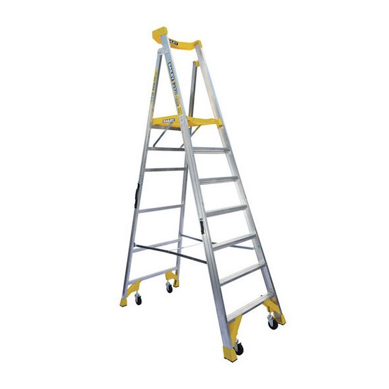 베일리 알루미늄 와이드 자동멈춤 사다리 (7단)_이미지