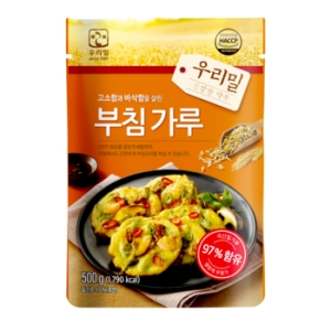 우리밀 고소함과 바삭함을 살린 부침가루 500g (1개)