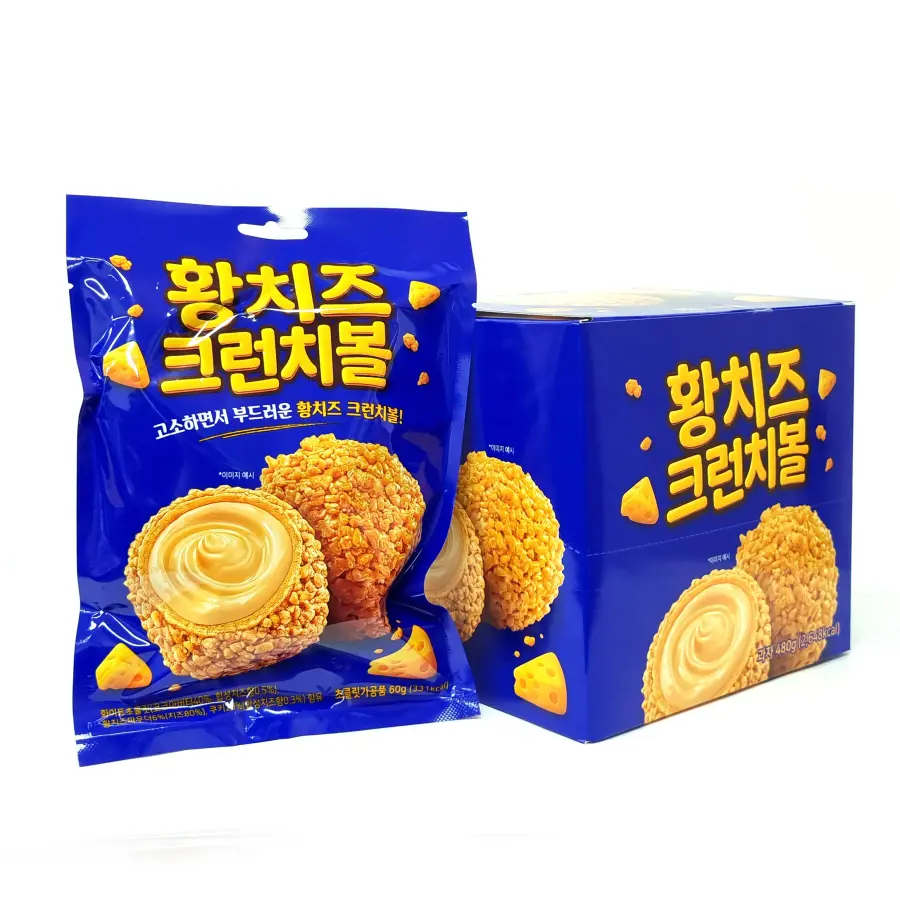 선우글로벌 황치즈 크런치볼 60g (8개)_이미지