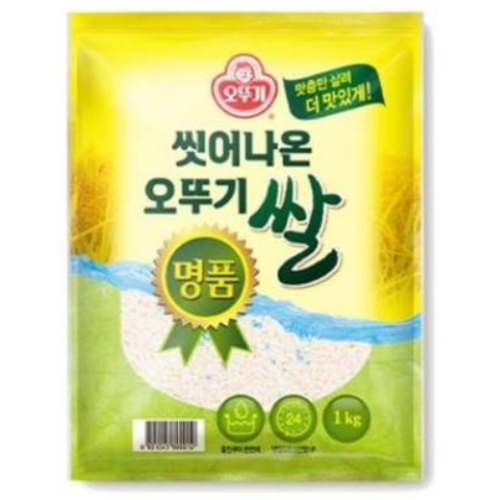 씻어나온 쌀 명품 1kg