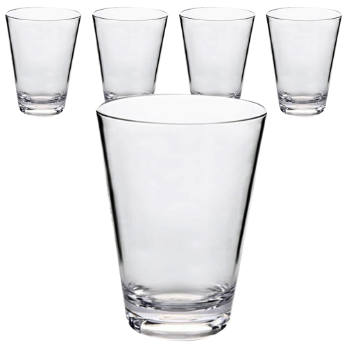 PC 민자컵 350ml 100DMC 투명 5개입