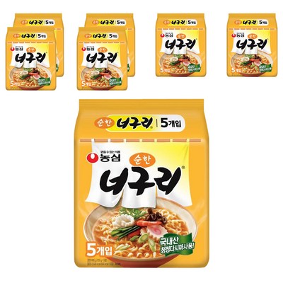 농심 너구리 순한맛 120g (35개)_이미지