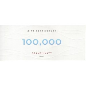 그랜드하얏트호텔 그랜드 하얏트 호텔 상품권 (10만원)_이미지