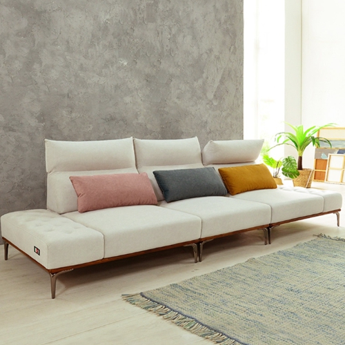 스코나 론데일 코너 애쉬원목 조야 아쿠아텍스 패브릭 소파 5인용