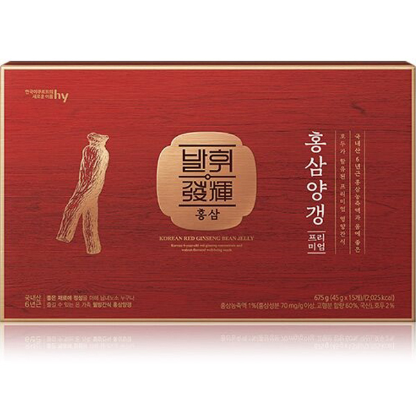 에치와이(HY) 발휘 홍삼양갱 45g 15개 (1개)_이미지