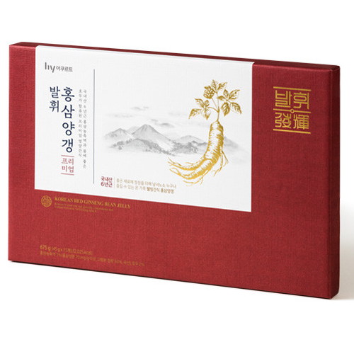 에치와이(HY) 발휘 홍삼양갱 45g 15개 (1개)_이미지