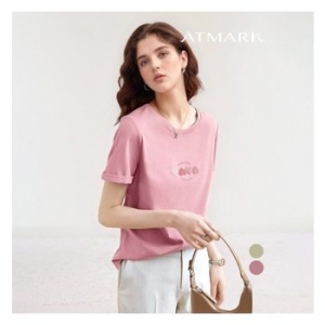 앳마크 그라하트레터링티셔츠_AA53TS066G