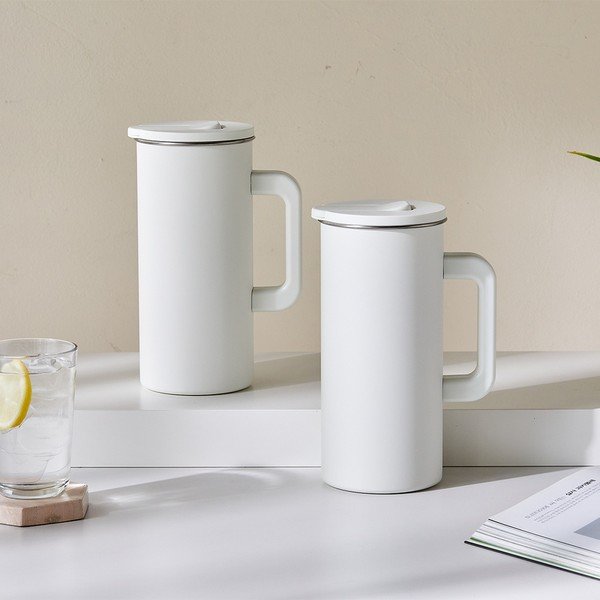 모던 스테인리스 304 냉장고물병 1.5L 2P 세트