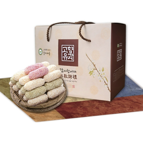 고향유과  찹쌀유과 혼합 선물세트 300g