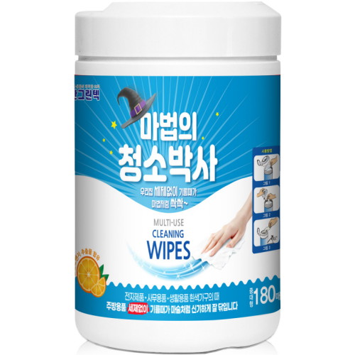 유한그린텍 마법의 청소박사 1714 캡형 180매 (1팩)_이미지