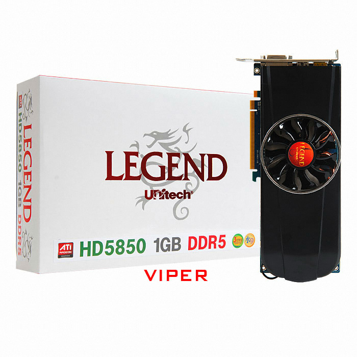 유니텍전자 LEGEND 라데온 HD 5850 VIPER D5 1GB_이미지