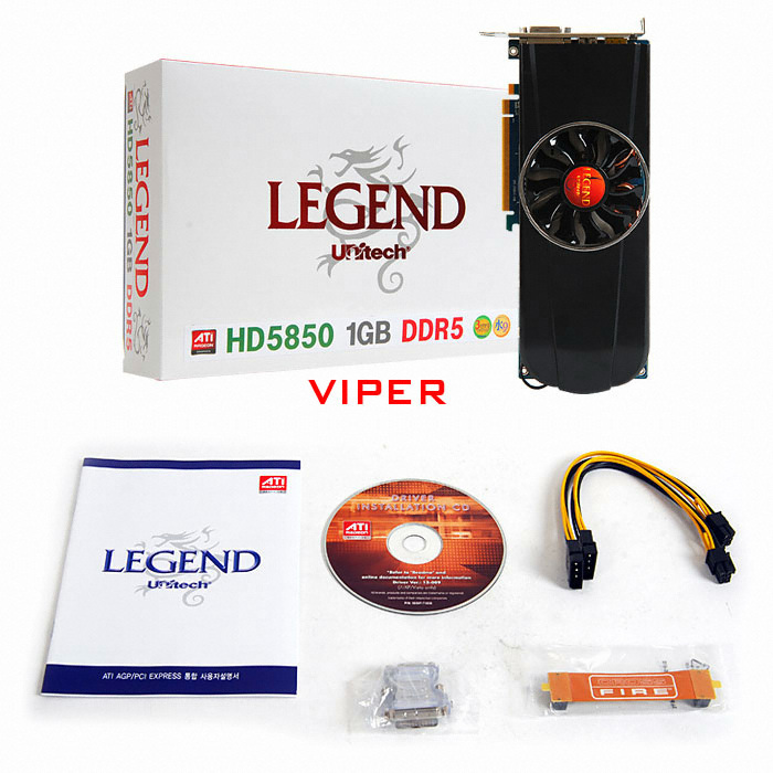 ���������� LEGEND �󵥿� HD 5850 VIPER D5 1GB