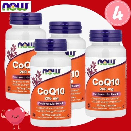 나우푸드 코큐텐 200mg 60캡슐 (4개)