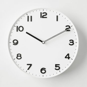 플라이토 볼드라인 무소음 인테리어 벽시계