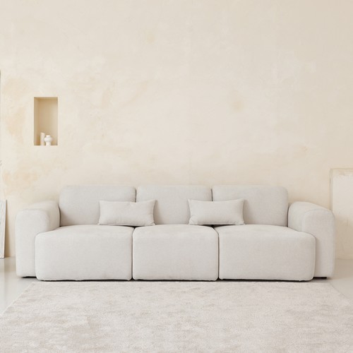 일랑 워셔블 전체 풀커버 모듈 패브릭 소파 4인용