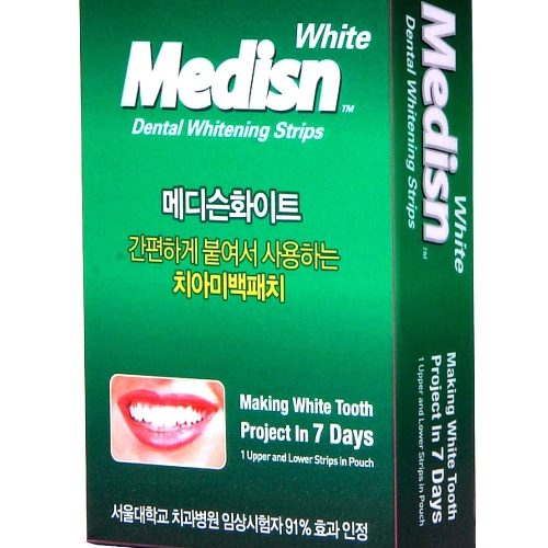 삼성메디칼 메디슨 화이트 치아미백 패치 7일 (2개)