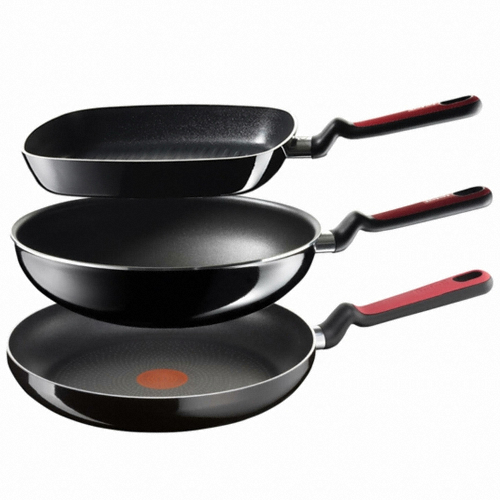 테팔 ㅤ시티쿡 프라이팬 3종세트 (팬26+멀티28+그릴26)_이미지