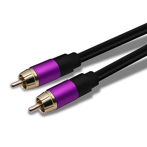 CABLEMATE RCA 1선 고급형 OFC 메탈 케이블 (CM-1RA15, 1.5m)_이미지