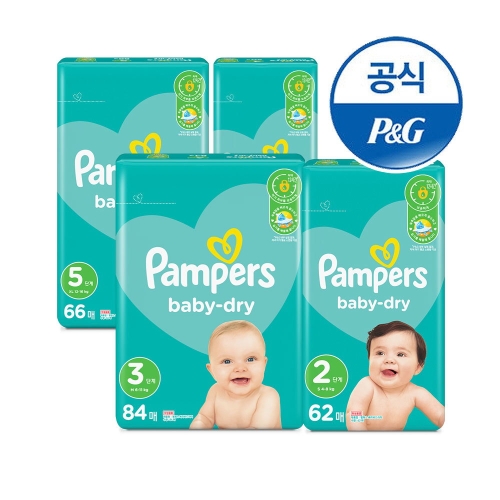 팸퍼스 2019 베이비드라이 밴드형 4단계-공용 (150매)_이미지