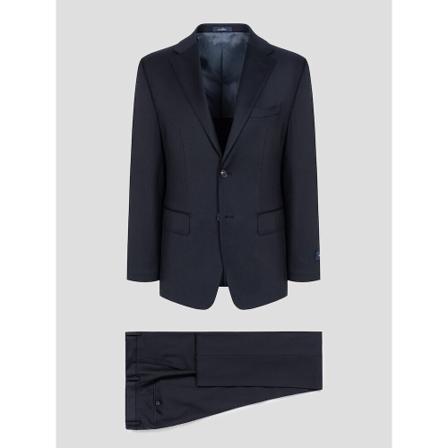 로가디스 COUTURE REDA 울 스트레치 솔리드 레귤러 핏 수트 세트 네이비 PS00137660R