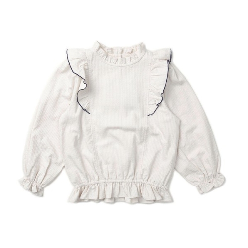 IV 엠보 프릴 블라우스 83C29-310-74