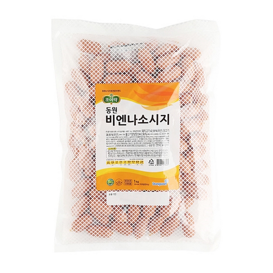 동원F&B 조이락 비엔나소시지 1kg이미지입니다. 누르면 해당 게시물로 새창이동합니다.