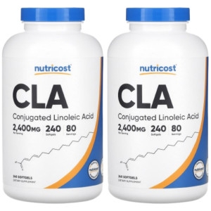 뉴트리코스트 CLA 800mg 240캡슐 (2개)
