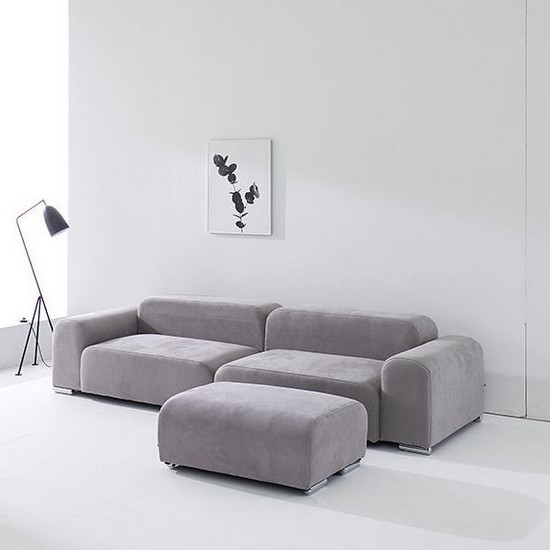 지베스 세비야 아쿠아텍스 패브릭 소파 4인용 (스툴포함)_이미지