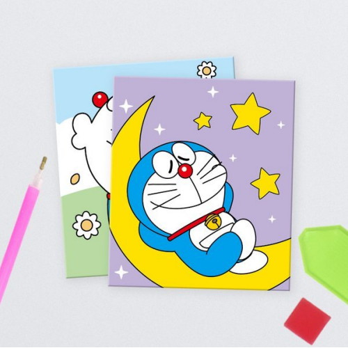 아이러브페인팅 DIY 데코스티커형 보석십자수 도라에몽 (멋진하루)