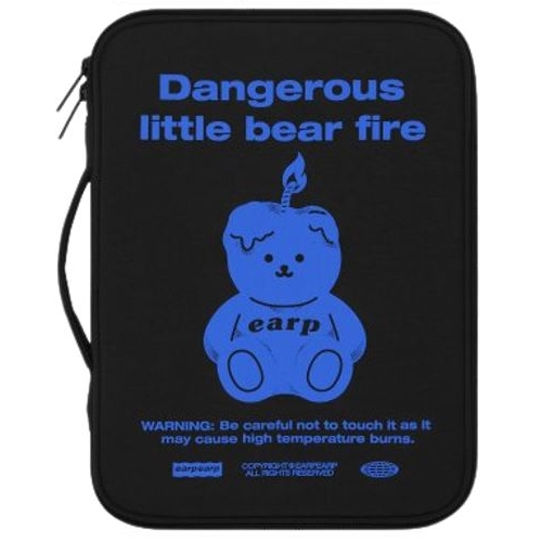 어프어프 어프어프 LITTLE FIRE COVY-BLACK11인치 북파우치