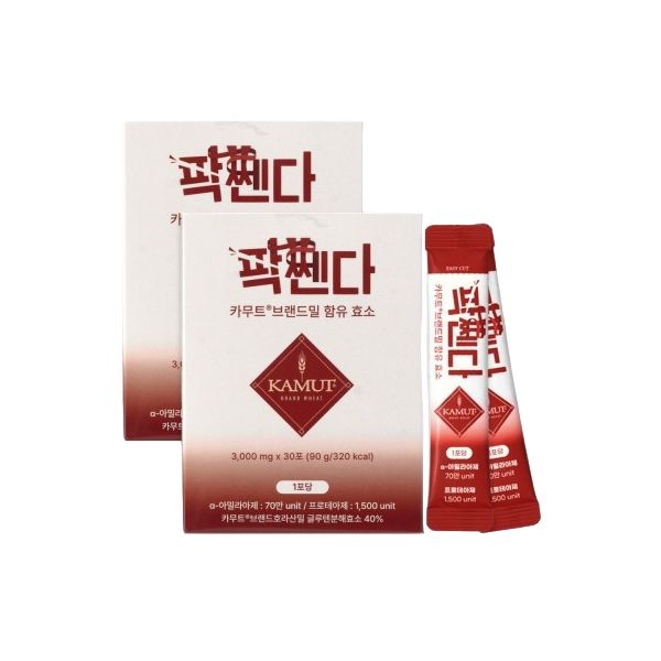 아오스 팍쎈다 카무트 브랜드밀 함유 효소 30포 (2개)_이미지