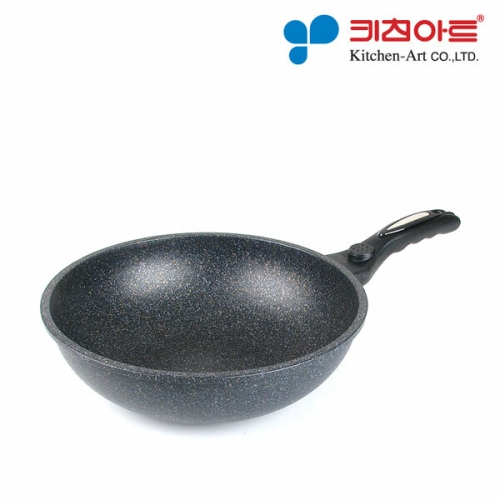 키친아트 첼로 양면마블코팅 궁중팬 (28cm)_이미지