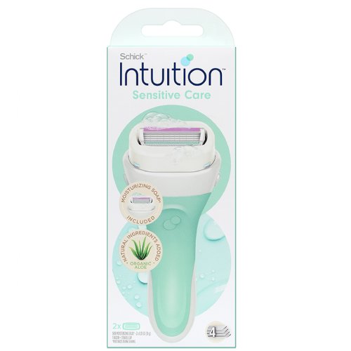 쉬크 인튜이션 내츄럴 (면도기4개+날4개)