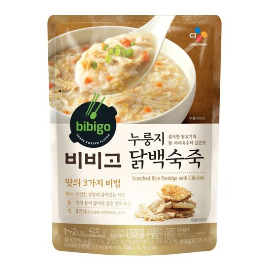 CJ제일제당 햇반 누룽지닭백숙죽 420g (8개)_이미지