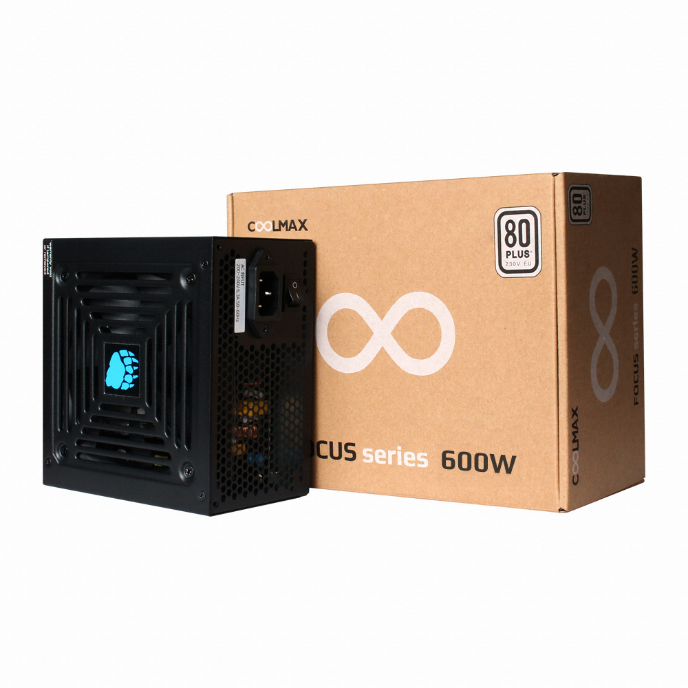 마이크로닉스 COOLMAX FOCUS 600W 80Plus 230V EU_이미지