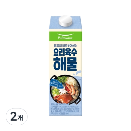 요리육수 해물 1000ml 2개