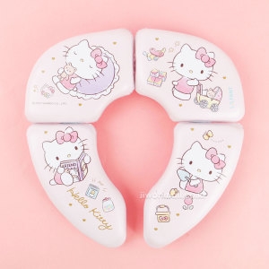 헬로키티 휴대용 접이식 유아 변기커버