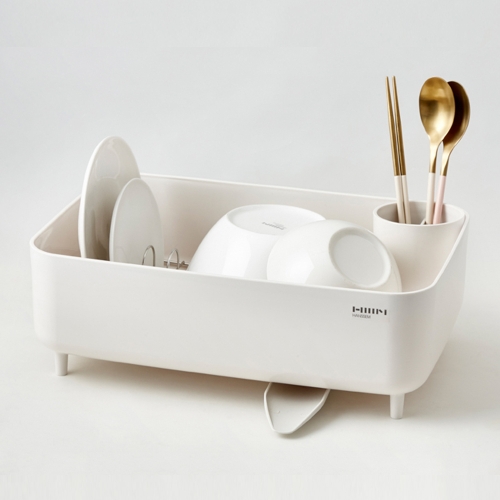 한샘몰 X 4BNK 모던 스틸 식기건조대 (1단)_이미지