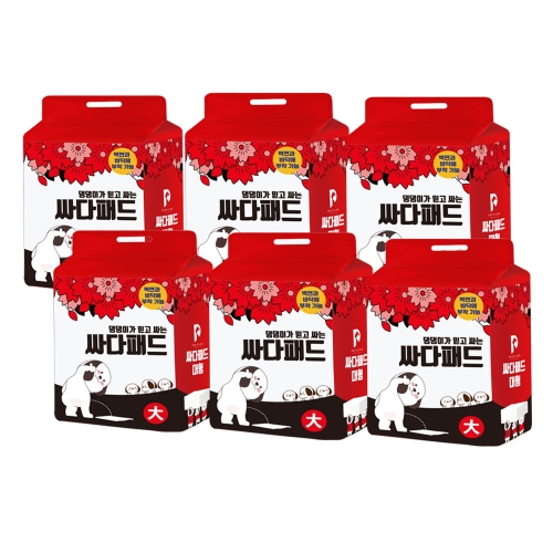 페슬러 싸다패드 대형 40매 (6개)