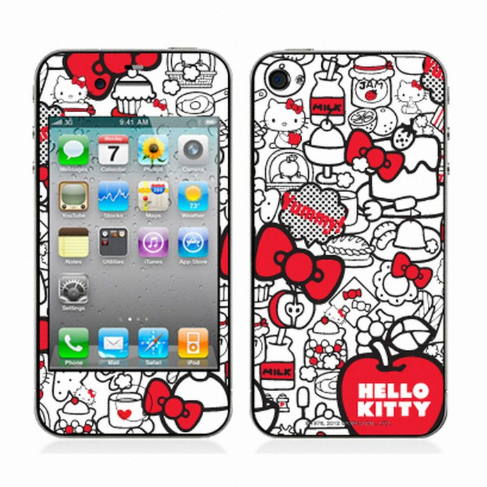 POPSKIN 오리지날 헬로키티 Icons Red & White