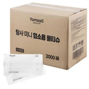 쿠팡 탐사 미니 업소용 물티슈 (2,000매)