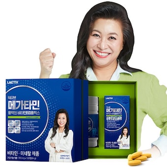 락티브 메가타민 활력엔 <b>비타민</b><b>B</b>컴플렉스 60정 2개입 세트