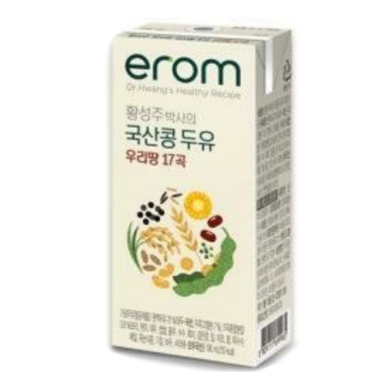 이롬 황성주 박사의 국산콩 두유 우리땅 17곡 190ml (80개)_이미지