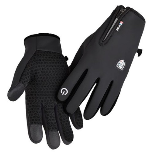 오르다컴퍼니 실버캐스트 방한 낚시 자전거 장갑 양손착용 세트 블랙
