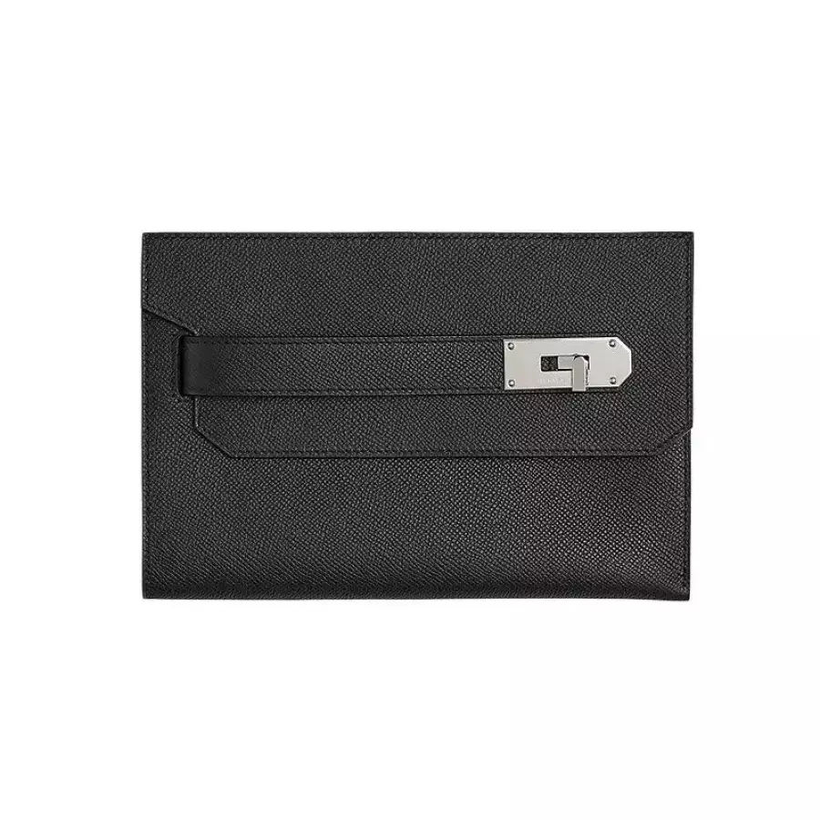 에르메스 하카데미 Hacademi Pouch 파우치 앱송 카프스킨 팔라듐 하드웨어 누아 H086976CK89_이미지