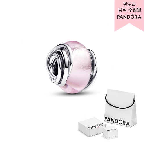 판도라 주얼리 엔서클드 핑크 무라노 글래스 참_793241C00_이미지