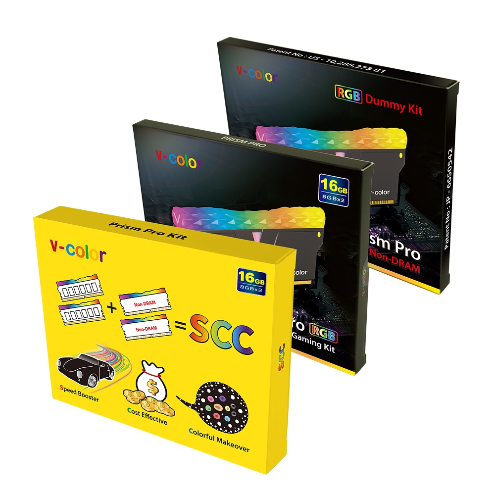 V-Color DDR4-3600 CL18 PRISM PRO RGB SCC KIT BLACK ��Ű��