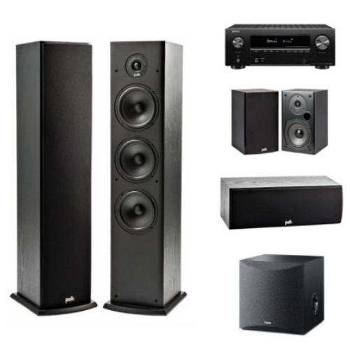 데논 AVR-X2700H + 폴크오디오 T50 5.1채널 (NS-SW050)