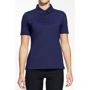 여성 골프웨어 골프 2025 기능성 반팔 로고 카라 F23ATP1